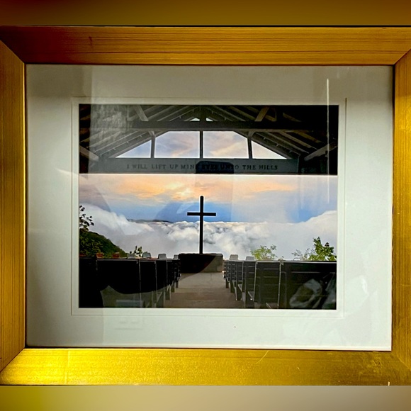 Other - Professional Landscape Photo: Inverted Clouds the Cross at Pretty Place Chapel